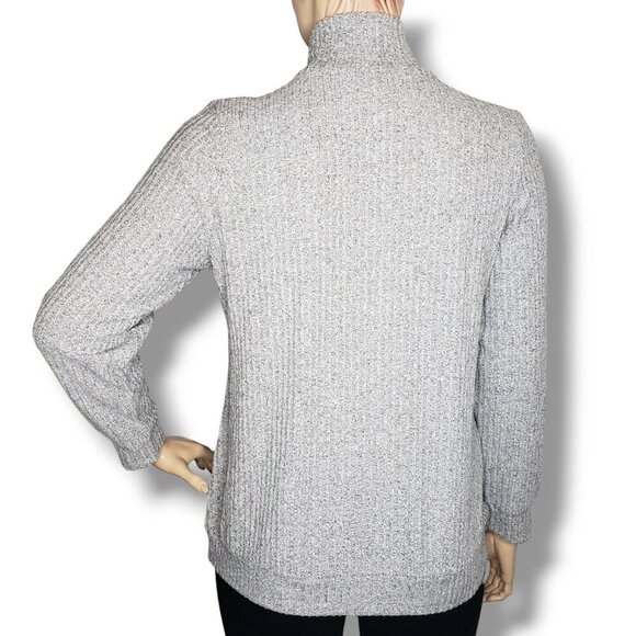 Torrid Quarter Zip Sweatshirt Womens 2X Gray Relaxed Fit Super Soft Plush Rib - Picture 5 of 10